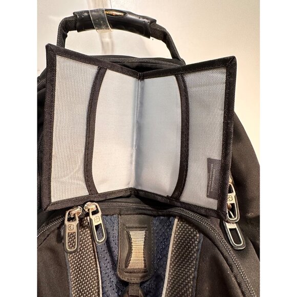 SWISSGEAR Backpack Bug Out Black Large Laptop Hiking Travel Passport Holder - Picture 15 of 16